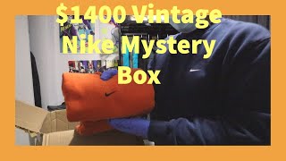 Unboxing a $1400 Vintage Nike Mystery Box FULL OF CREWNECKS AND HOODIES
