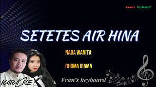 SETETES AIR HINA || NADA WANITA ||