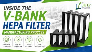 How V-Bank HEPA Filters Are Made | Factory Tour | OEM Air Filter Manufacturer