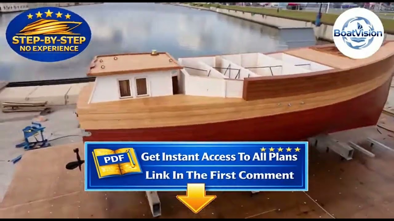 Build Your Dream Wooden Tugboat – Complete Start to Finish DIY Guide