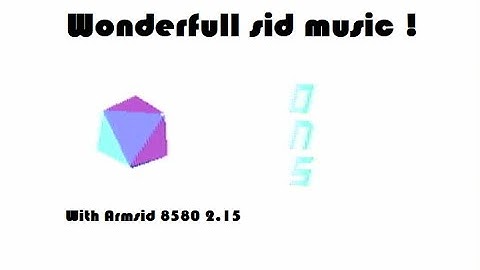 C64 - One-File Demo Icosprites by Onslaught (2022) with Armsid 8580 2.15