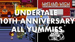 ALL 35 NEW UNDERTALE AREAS/SCENES from Undertale 10th Anniversary Stream