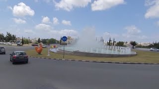 Paphos Post Office Roundabout Fountain in 360!