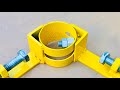 Creative Ideas From Welder - Iron Clamps From Galvanized Tube Pipes