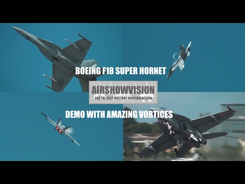 BOEING F18F SUPER HORNET DEMO 2012 - FARNBOROUGH AIRSHOW (airshowvision)