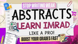 TRW Lecture 2: Abstract Writing + IMRaD Format (Full Guide + Exam Tips )