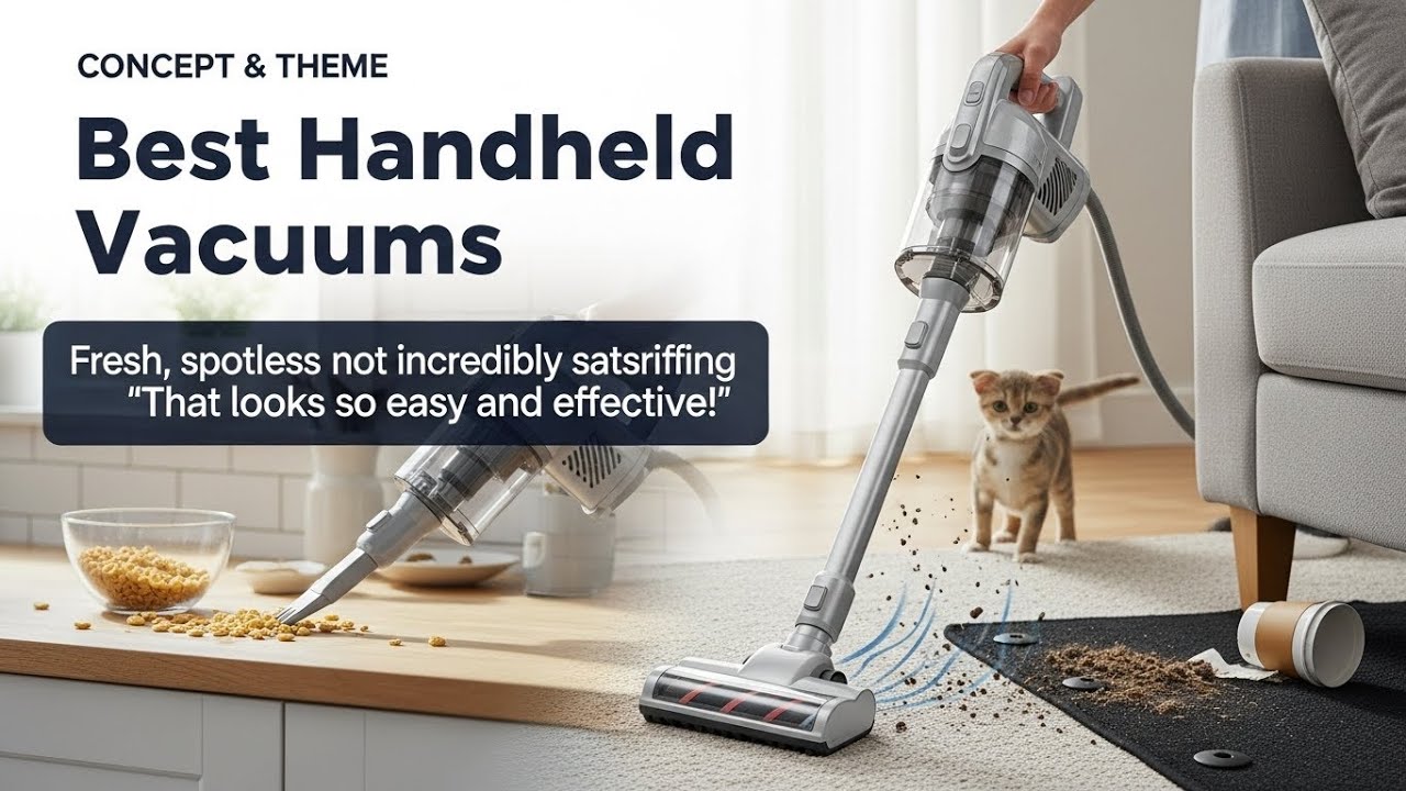 TOP 5 Best Handheld Vacuums “The Ultimate Handheld Vacuum Buying Guide — Watch Before You Buy!”