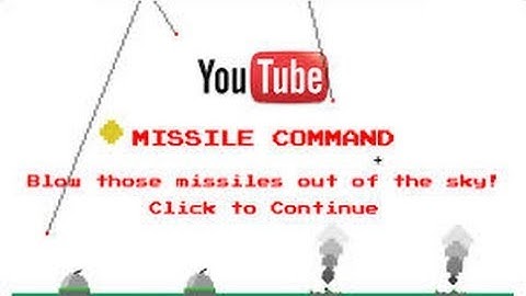 MISSILE COMMAND! | Youtube minigame tutorial |