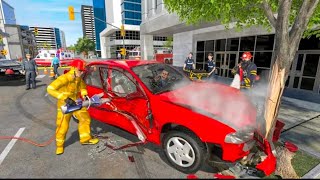 Firefighter Rescue Operation | Fire Truck Simulator screenshot 1