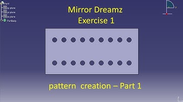Basic CATIA V5 Automation | Create Pattern using Macro Part 1