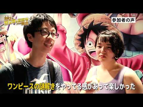 リアル脱出ゲーム「海賊王(ロジャー)の秘宝眠る遊園地からの脱出」参加者の声