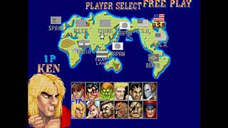 Street Fighter 2 Champion Edition Arcade Ken Theme