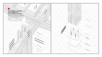 Architecture Axon Assembly Drawings in Rhino 8 and Architecture Presentation Layouts