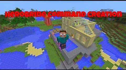 Minecraft Herobrine command creation 1.8