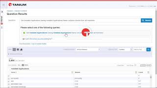 Filtering and Drilling Down in Tanium Interact