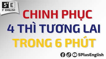Thì TƯƠNG LAI ĐƠN, TƯƠNG LAI TIẾP DIỄN, TƯƠNG LAI HOÀN THÀNH & TƯƠNG LAI HOÀN THÀNH TIẾP DIỄN
