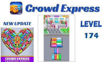 Crowd Express Level 174 Walkthrough 🚦 | Step-by-Step Solution | Go Answer