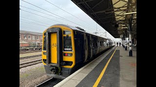 Northern 158 Trains - Swinton to Doncaster Rail Ride