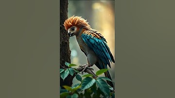 Parrot-Human Hybrid Child 👶🦜 Enchanted AI Fantasy | Shorts #birds