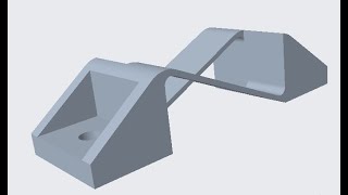 Compliant flat hinge tested in Ansys