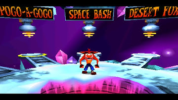 Crash Bash -  Space Bash Crystal Challenge - PLAYSTATION SONY