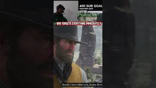 Arthur Morgan Is A Bad Man