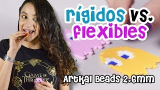 Pixelexip 28 :: Hama Beads Rígidos vs. Flexibles MINI 2.6mm - Artkal 