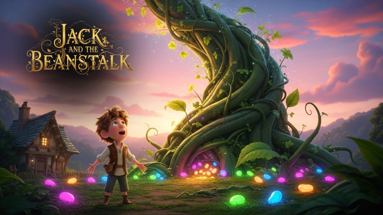 Jack and the Beanstalk | Bedtime Stories | Learn About Courage & Bravery