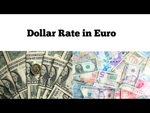 What Is The Rate Of One Dollar In Euro Currency Convert Euro To Dollar | Exchange Dollar To Euro