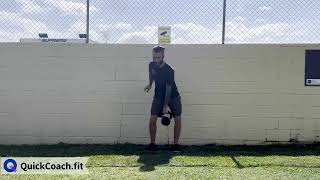 Kettlebell Hand Swap Swing Exercise Demo Coaching Software Quickcoach