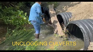 UNCLOGGING CULVERTS 07/2023