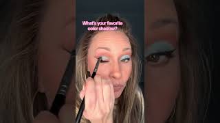 How to Wear Color Over 50 #over50 #eyeshadowtutorial #maturebeauty #promua