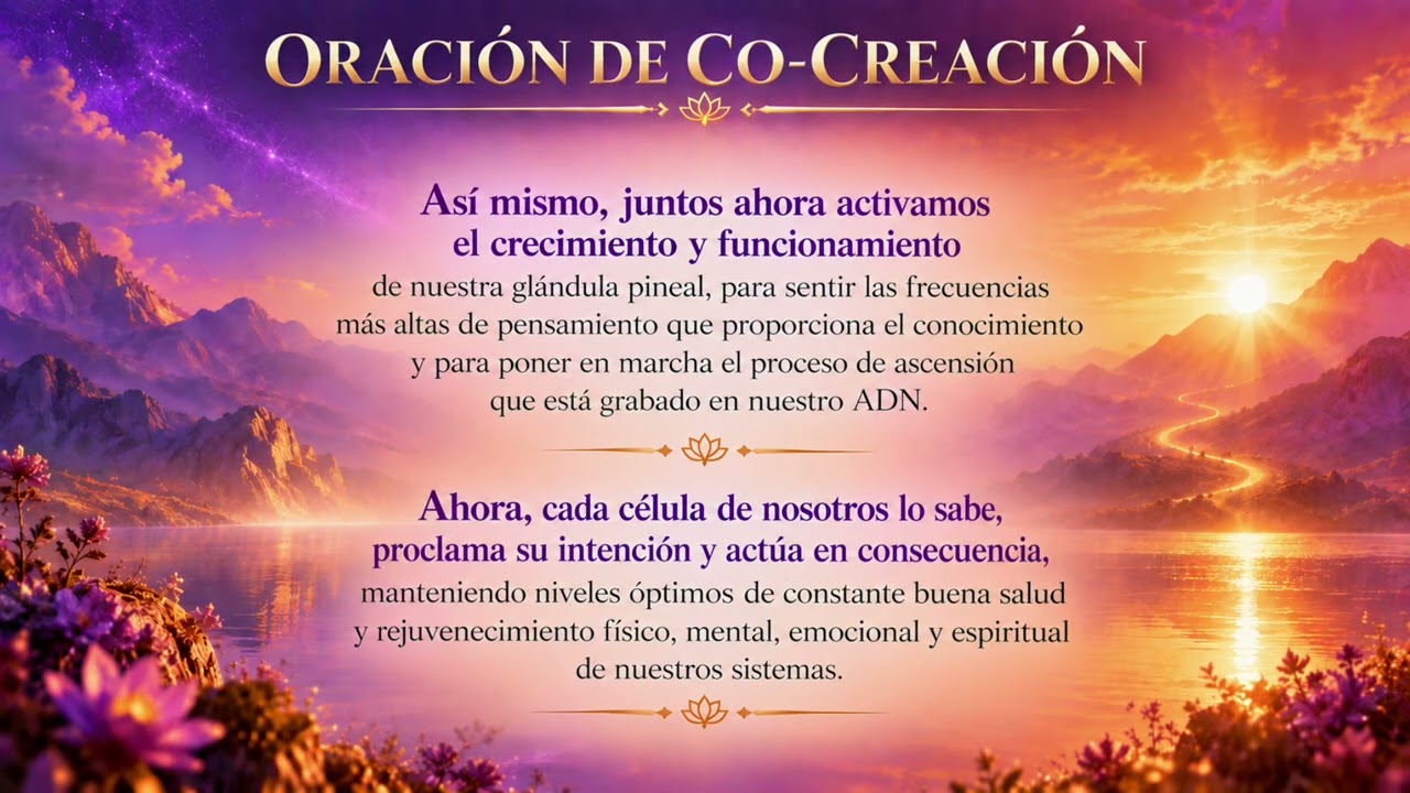 Oración de Co-creación