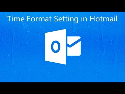 How to change Current Time Zone in Hotmail Account