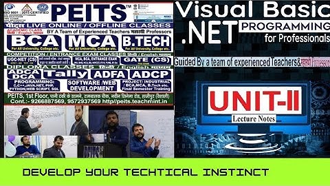 VB.NET Programming-ADCP(Batch 12:00Pm-1:00Pm)
