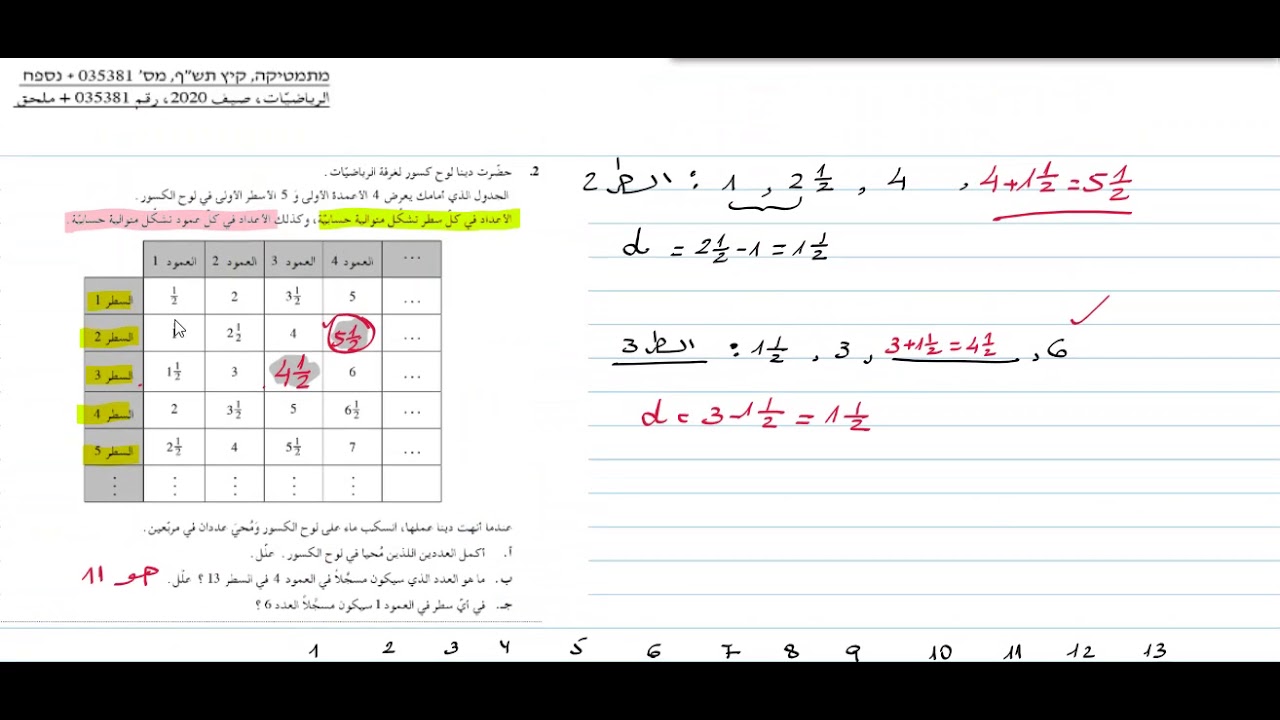 سؤال 2 بجروت صيف 2020  نموذج 381   802