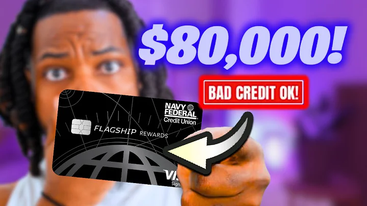 $80,000 Navy Federal Credit Card Flagship Visa! Bad Credit OK Using This Strategy