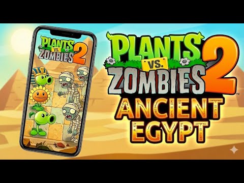 Plants vs Zombies 2: Gardenless - Ancient Egypt 2x Speed Gameplay | No ...