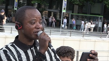 Bobdy - All of Me ( COVER John Legend / Remix ) Straßenmusiker ( Video 1 ) Hannover 12.4.2025