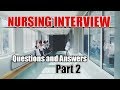 Nursing Interview Questions and Answers Part 2