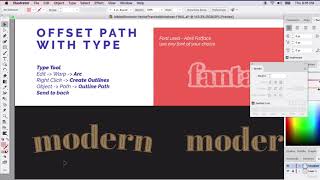 Offset Path Tool with Text [Graphic Design Masterclass - Learn GREAT Design 2021]