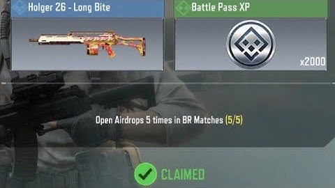 Call Of Duty Mobile Open Airdrops 5 times in BR Matches Task Complete