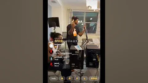 Geetchie kemosabe in the studio with blaatina on ig live