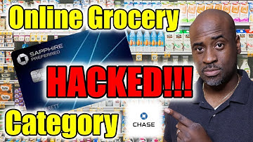 Chase Sapphire Preferred Grocery Hack!!!