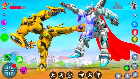 Robot Kung Fu Fighting Android Mobile Gameplay