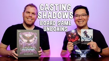 Casting Shadows Unboxing - New Unstable Games Board Game