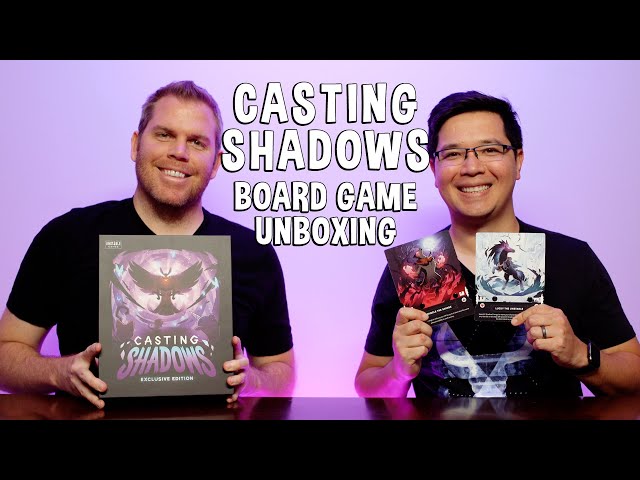 Casting Shadows Unboxing - New Unstable Games Board Game 