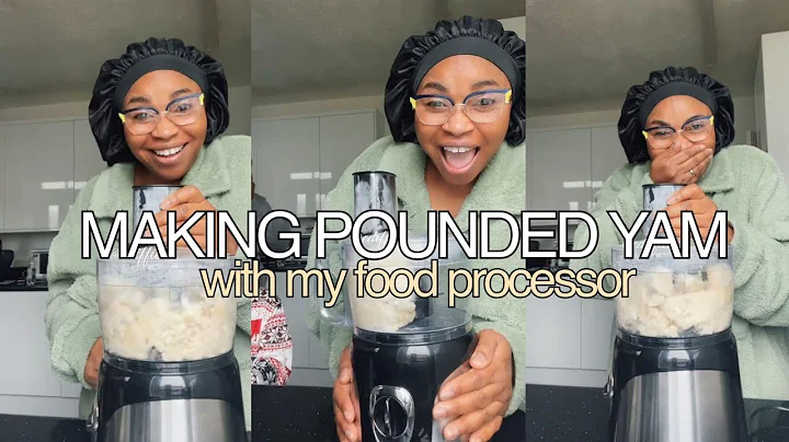 MAKING POUNDED YAM WITH FOOD PROCESSOR! || ediffied