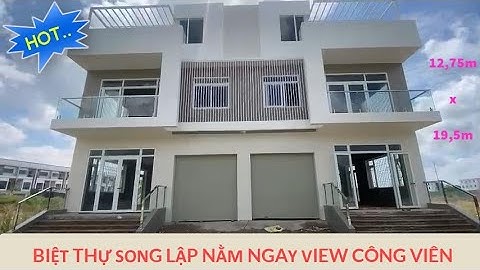 Biệt Thự song lập Đường Số 10 (kđt Tây Bắc), T.Kiên Giang. Giá 4tỷ070, dt 12,75m x 19,5m (full TC)