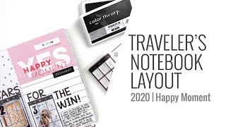 Traveler's Notebook Layout 2020 | DT Everyday Explorers September Stamp Release